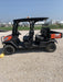 Kubota RTV-X1140W-H Kubota RTVX1140WH 4wd Utility Cart, LED Strobe, Windshield Tempered Glass, Pastic Canopy, Wire Harness Kit, Backup Alarm