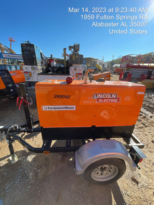 2022 Lincoln Electric LE400 Kubota V1505, Trlr, Cable Rack, Light Kit, ES Decals, T3