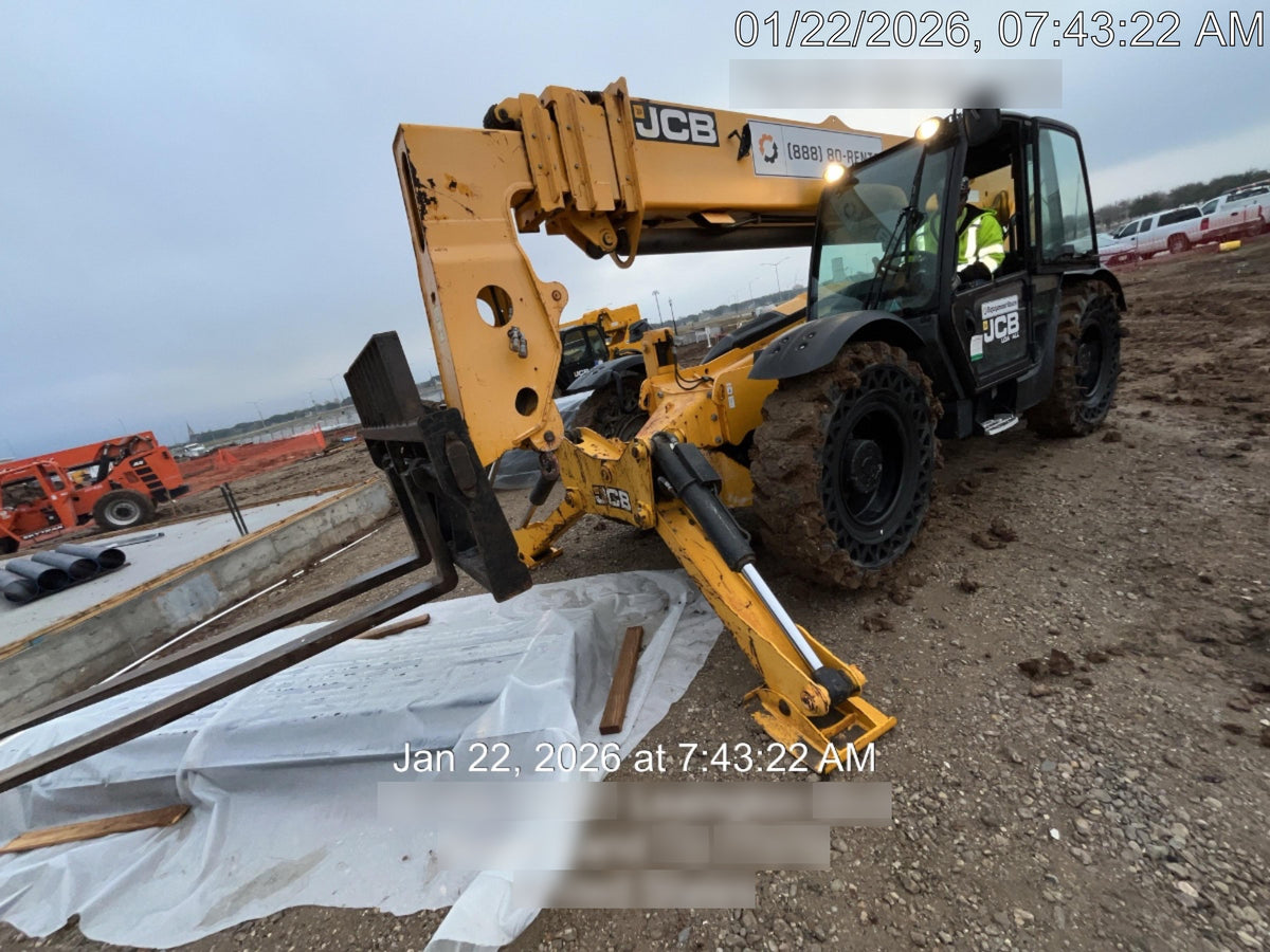 2020 JCB 510-56 Cab/Heat/Air, Solid Tires, Work Lights, Beacon, Aux Hydraulics, Back up Alarm, Lifting Eye, ES Decals