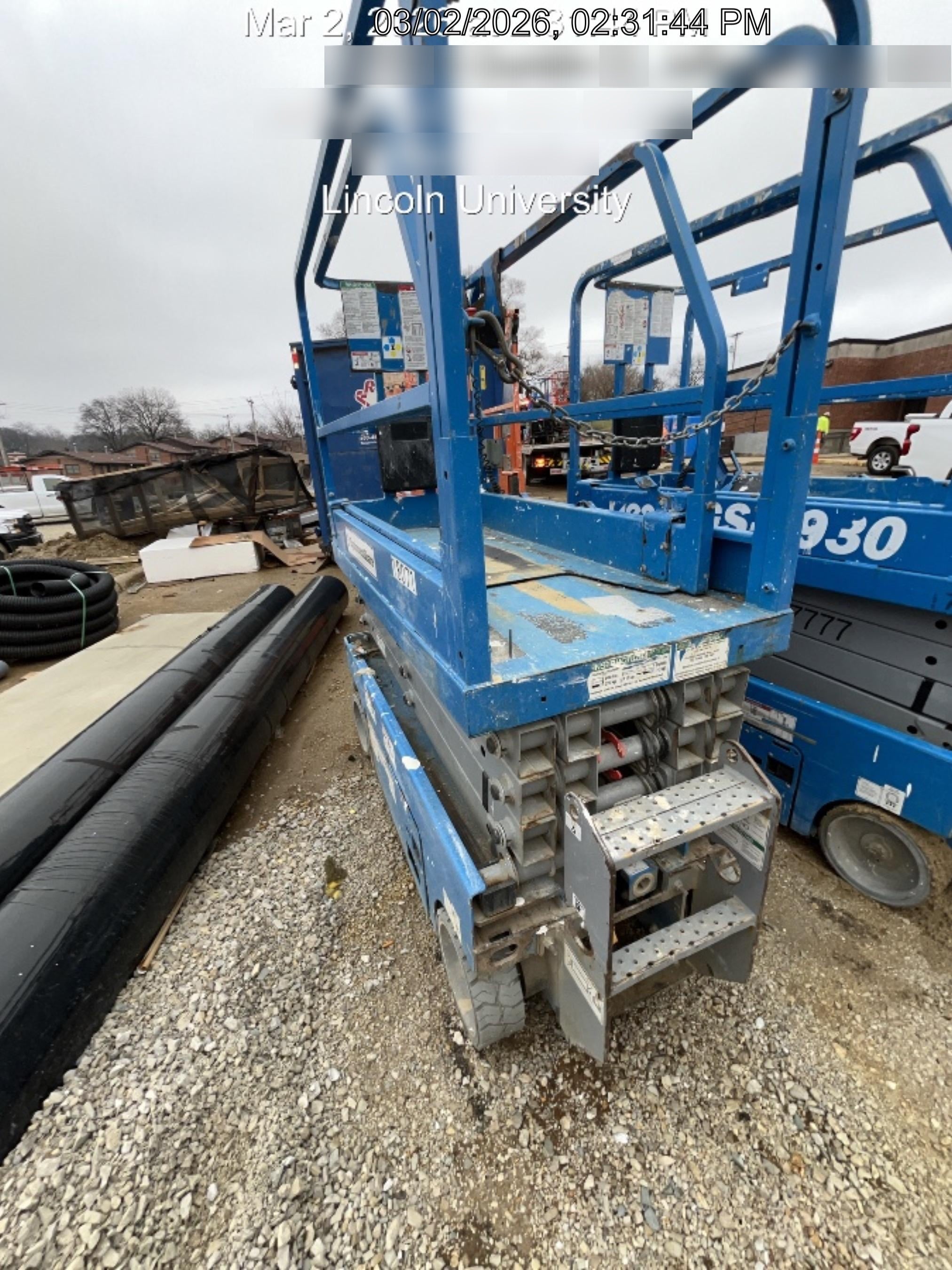 2018 Genie GS-1930 Genie GS-1930 w/Fixed Rail, Chain Entry
