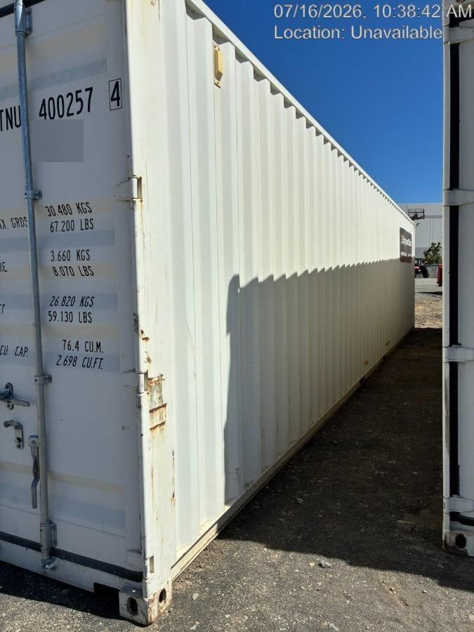2025 CONEX Storage Container 8'x8'x40'