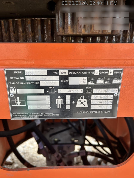 2023 JLG 660SJ