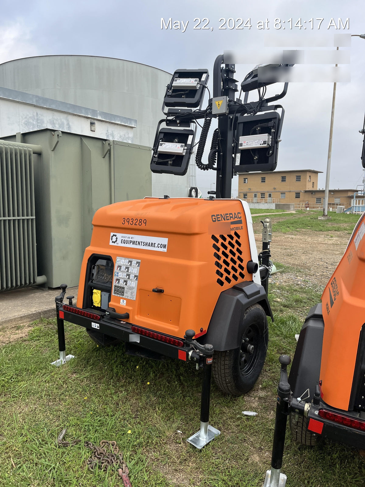 2024 Generac MLT2 Diesel, Flex Switch 120V Input, Powerzone Controller, 
(4) 320W LED Lights, 4kW Generator, 39.9 Gal Fuel Tank, 2" Ball, T3