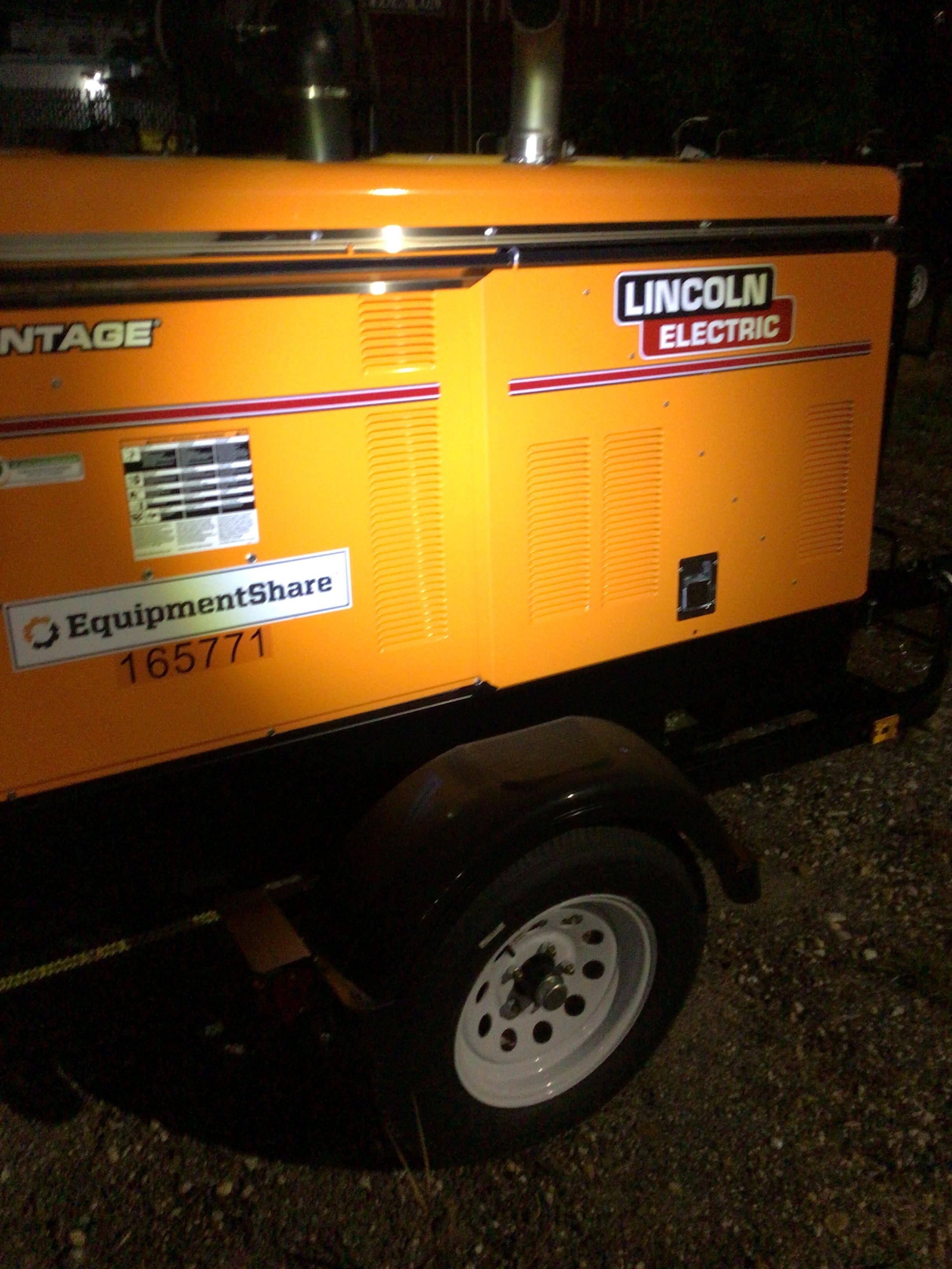 2021 Lincoln Electric Vantage 549X Ready Pak 3, ORANGE (includes trailer, cable rack, fender light kit)