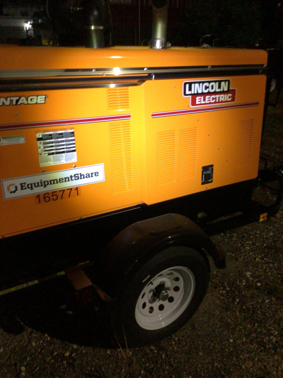 2021 Lincoln Electric Vantage 549X Ready Pak 3, ORANGE (includes trailer, cable rack, fender light kit)