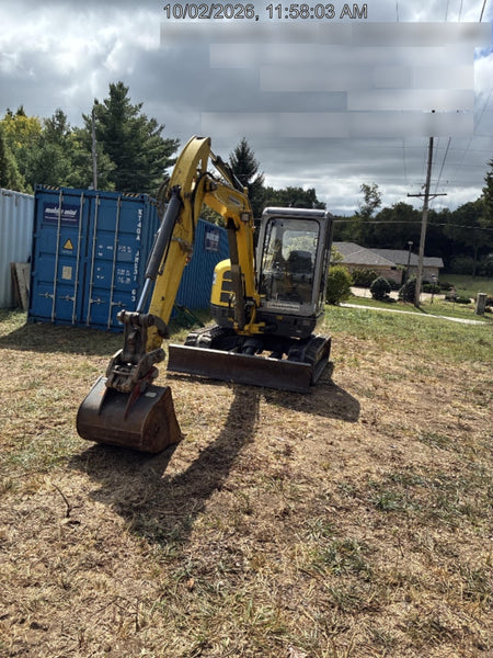 2018 Wacker Neuson EZ53 Wacker Neuson EZ53 12K Excavator, TRK,LGD,CAB,PC, Manual QC, Hydraulic Thumb, Buckets: 24", 18 12"