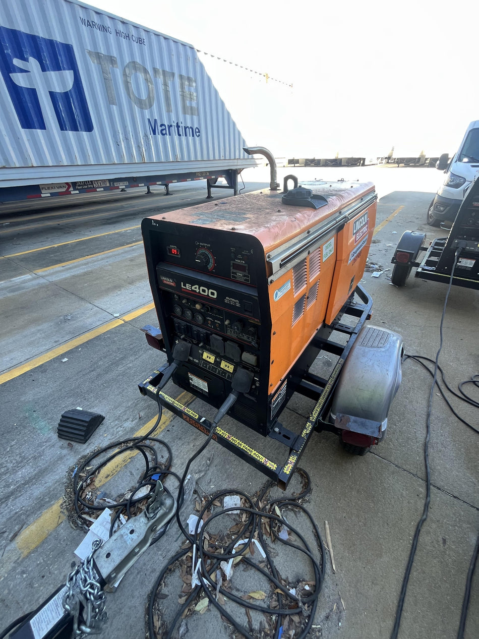 2022 Lincoln Electric LE400 Kubota V1505, Trlr, Cable Rack, Light Kit, ES Decals, T3
