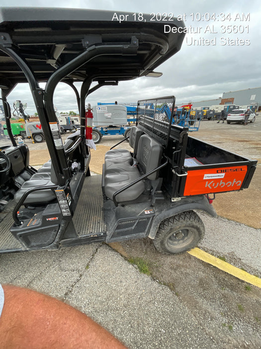 2022 Kubota RTV-X1140W-H Plastic Canopy, Windshield Acrylic Clear, LED Strobe Light, Wire Harness Kit, Back up Alarm