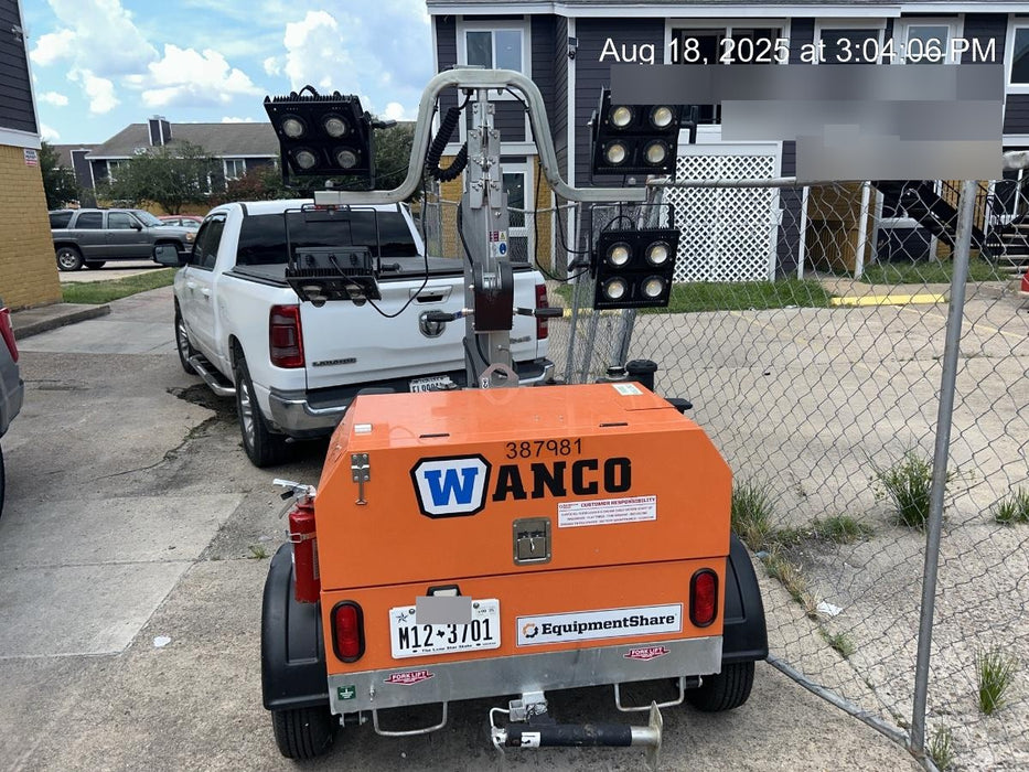 2024 Wanco WLTT-4MM4K Diesel, Deep Sea Controller, Shore Power Plug, Auto Start, (4) 350W LED Floodlights, 4kW Generator, 60 Gal Fuel Tank, 2" Ball, T3