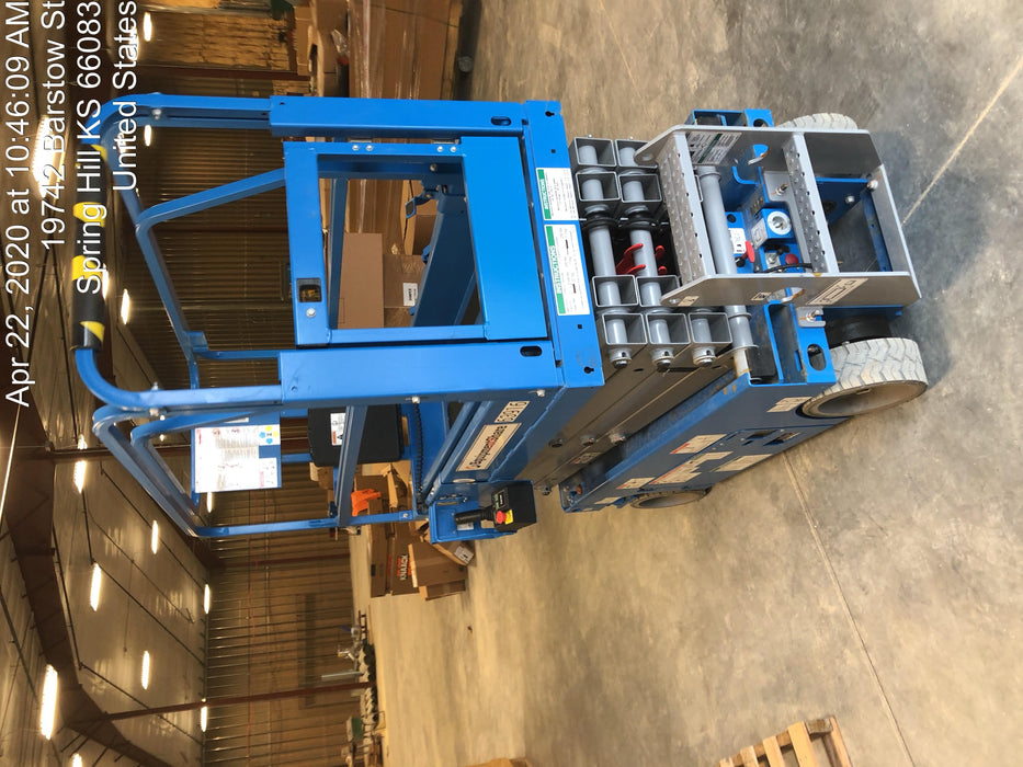 2020 Genie GS-1930 Solid Non Marking Tires, Beacon, Folding rails with half height swing gate