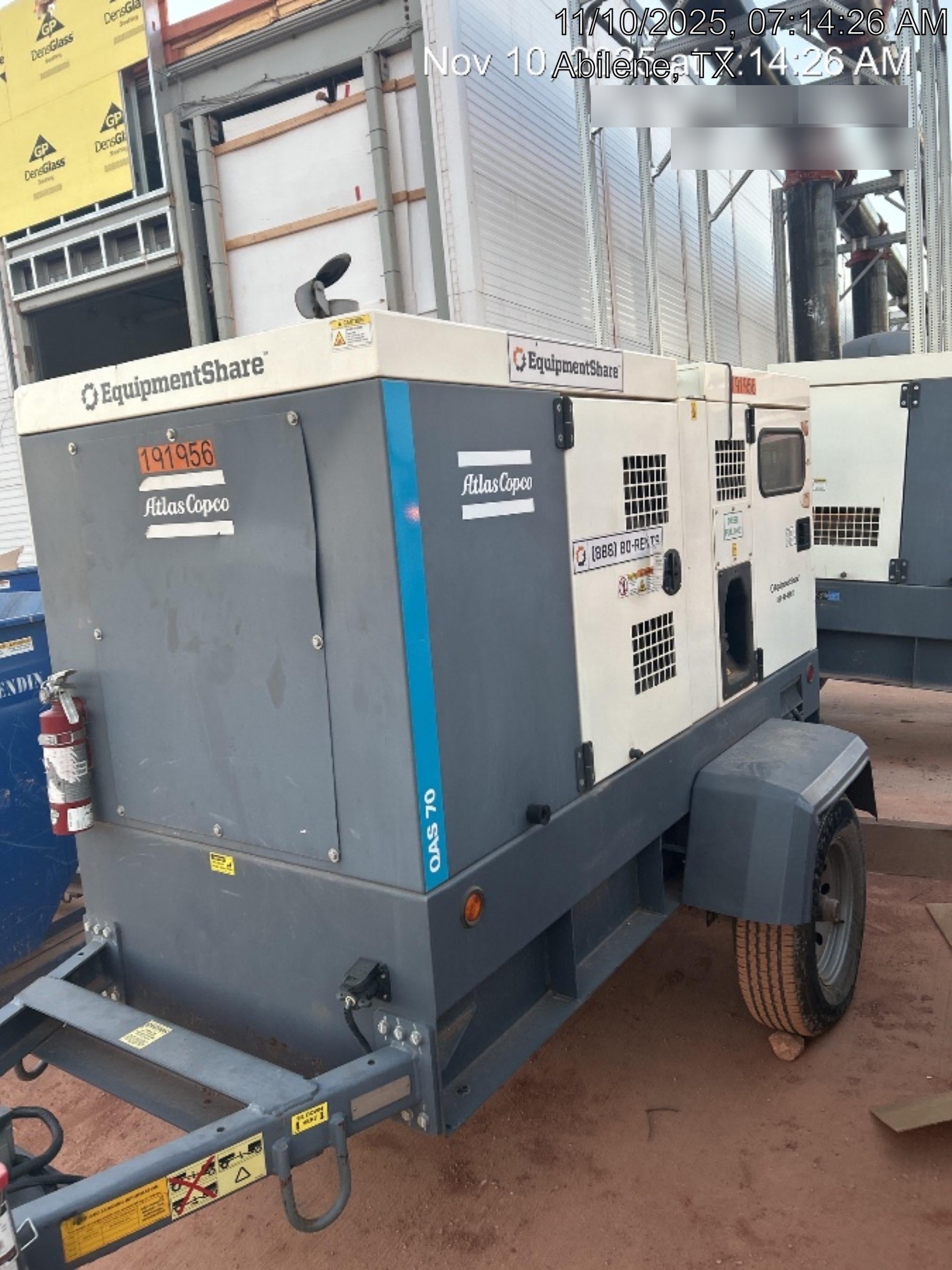 2021 ATLAS COPCO QAS 70