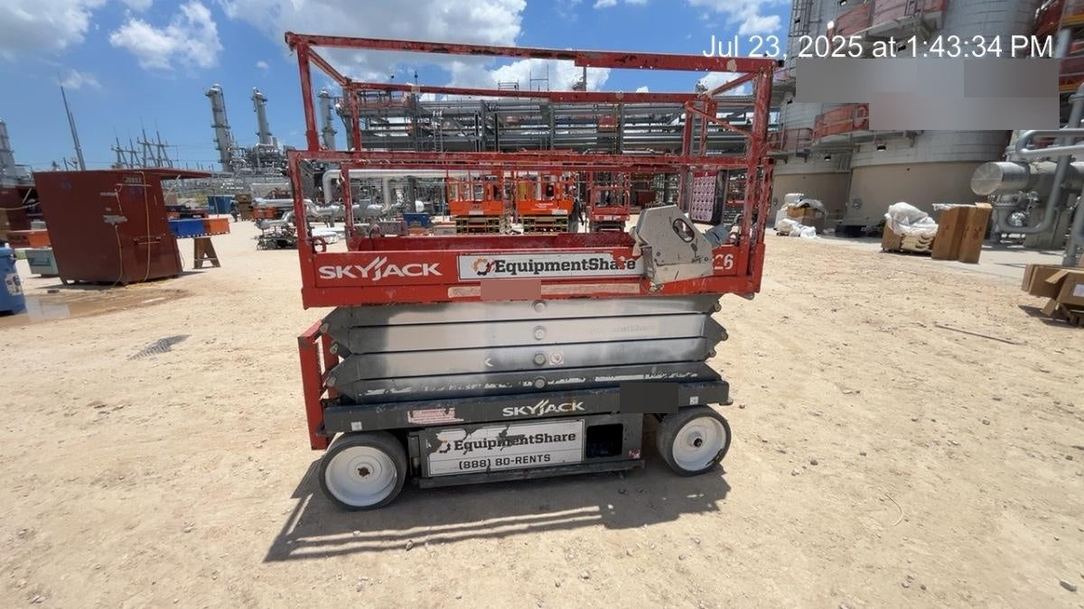 2019 Skyjack SJIII-3226 Standard Options, Trojan Batteries