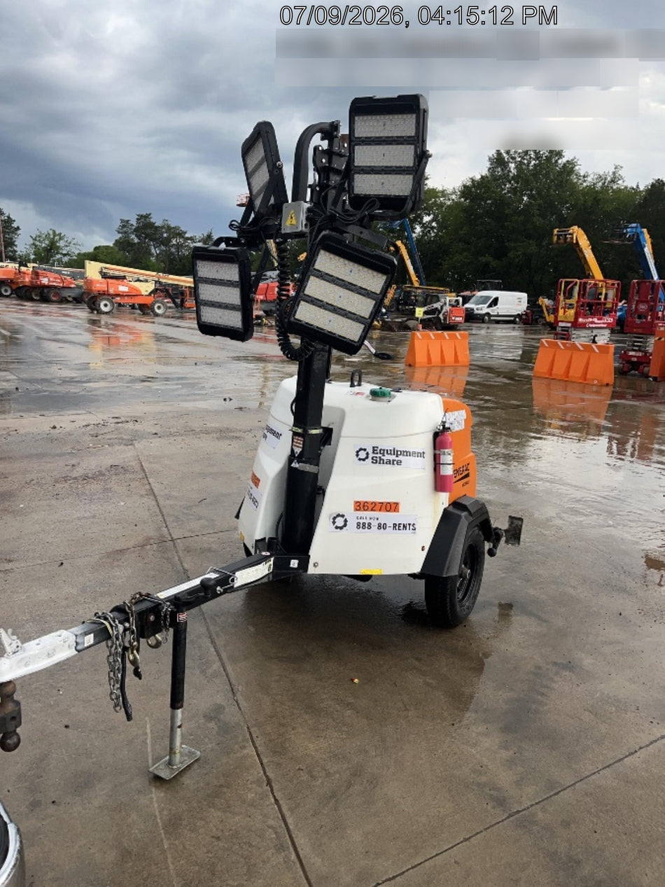 2023 Generac MLT2 Diesel, Flex Switch 120V Input, Powerzone Controller, 
(4) 320W LED Lights, 4kW Generator, 39.9 Gal Fuel Tank, 2" Ball, T3