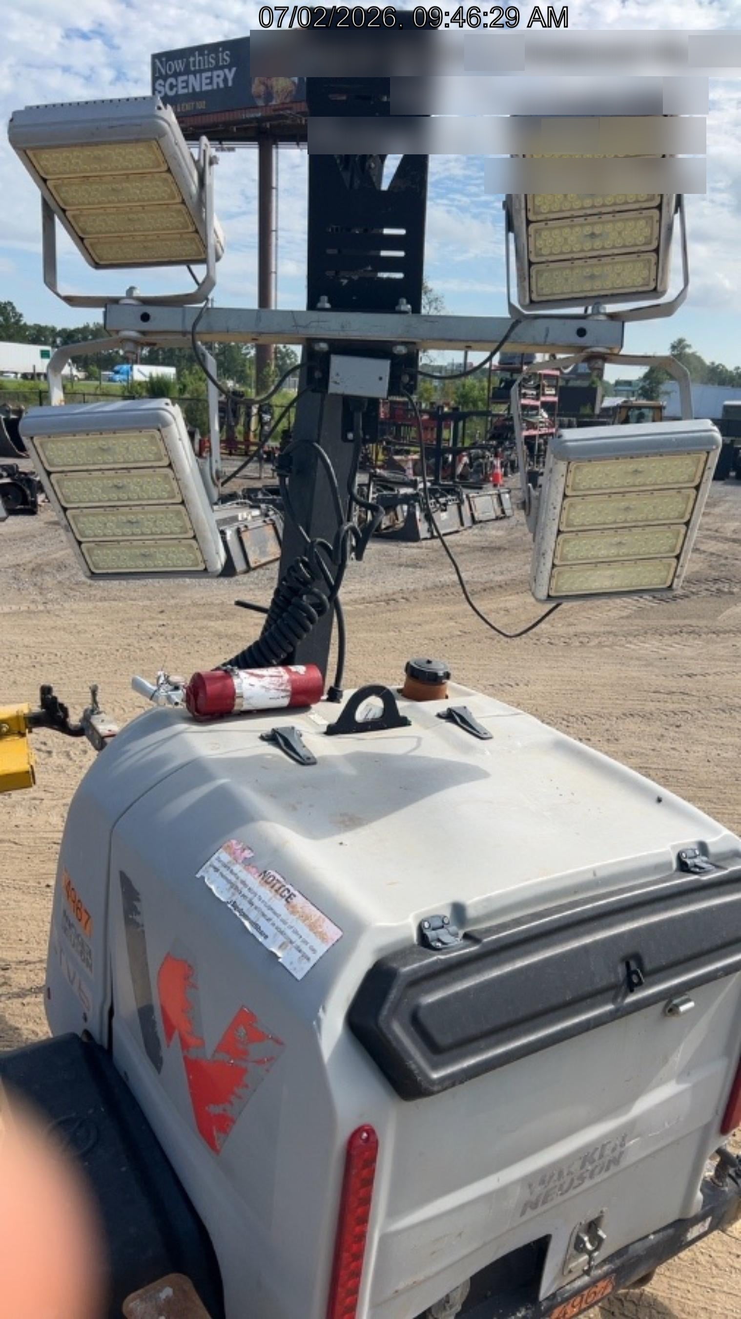 2019 Wacker Neuson LTV6K-LED Standard LED Towable Light Tower w/None