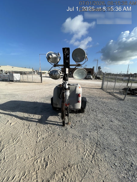 Wacker Neuson LTV6K-MH Wacker Neuson LTV6K Mobile Light Tower w/Fuel Level Sensor Installed