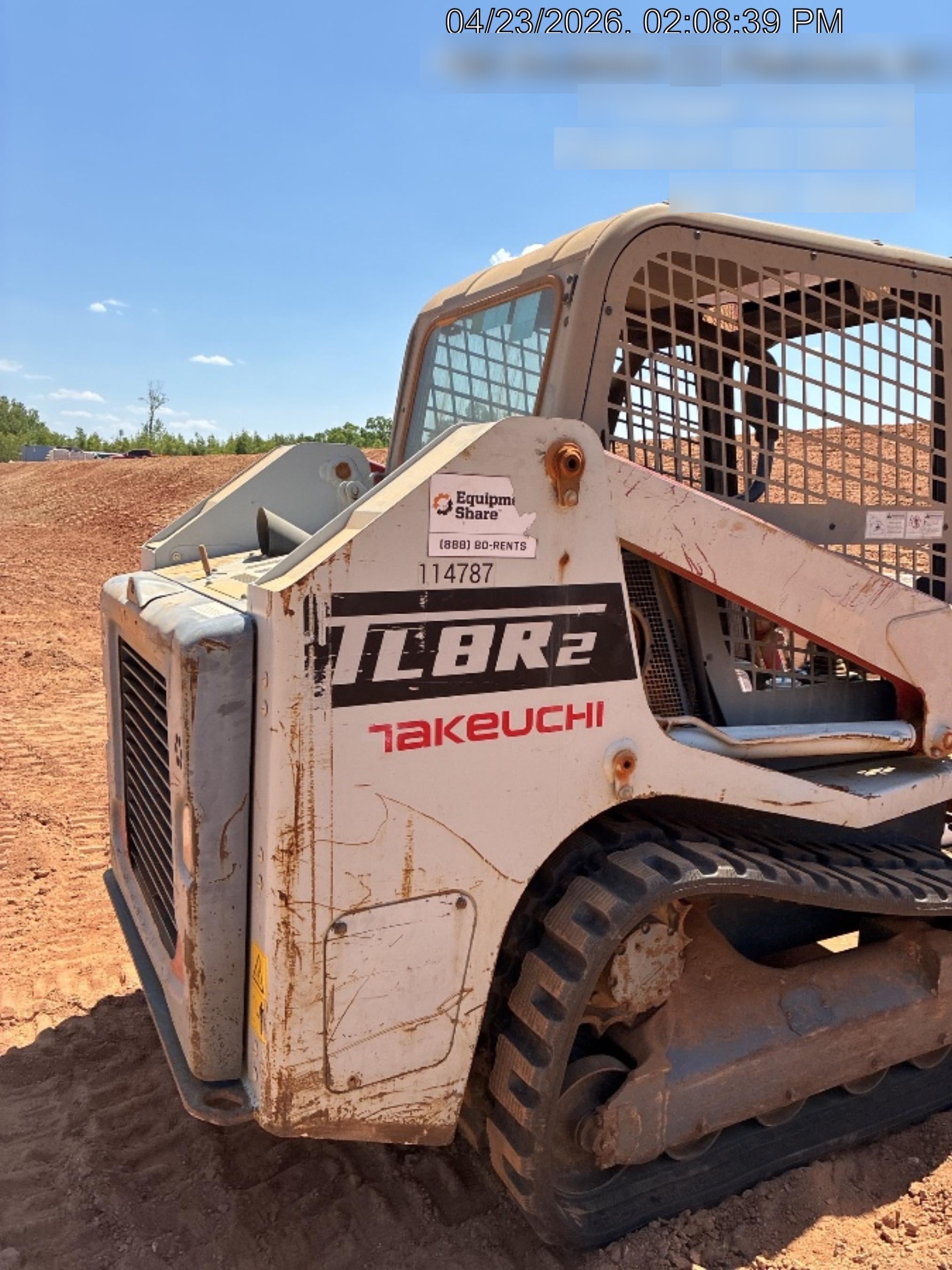 2020 Takeuchi TL8R2-R Canopy, Manual QC