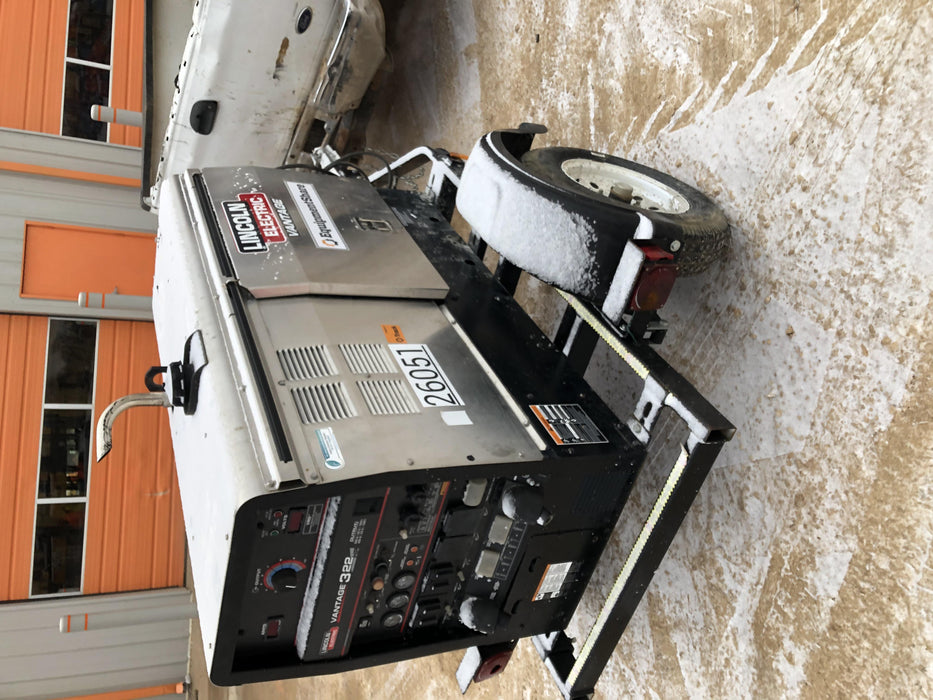 Lincoln Electric Vantage 322 Lincoln Vantage 322 Welder w/Trailer
