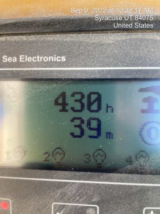 2021 Allmand NLV3GR (4) LED Light Fixture 350W, 23' Vertical Mast, 3kW Prime, Towable, Deep Sea L401, Leveling Jacks, Yanmar T4F 5.8hp