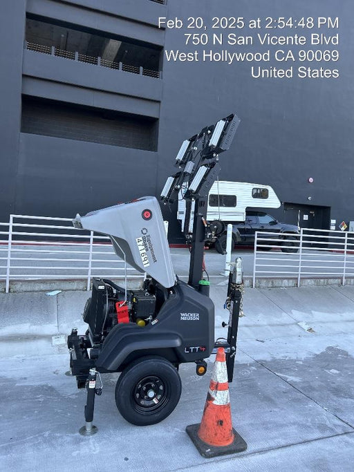 2024 Wacker Neuson LTT4 Diesel, Kohler KDW702, Deep Sea Controller, Auto Start, LED 320W, Bypass Outlet, T3