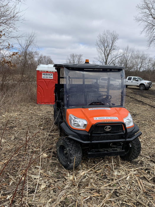 2022 Kubota RTV-X1140W-H Plastic Canopy, Windshield Acrylic Clear, LED Strobe Light, Wire Harness Kit, Back up Alarm
