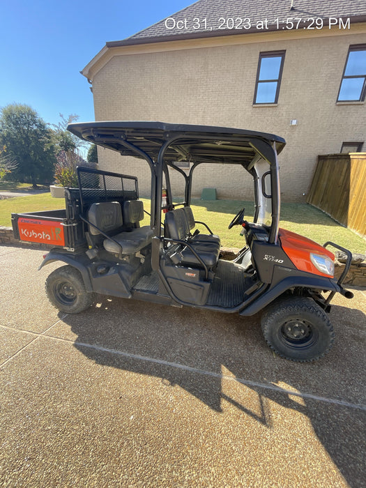 2021 Kubota RTV-X1140W-H Plastic Canopy, Windshield Acrylic Clear, LED Strobe Light, Wire Harness Kit, Back up Alarm