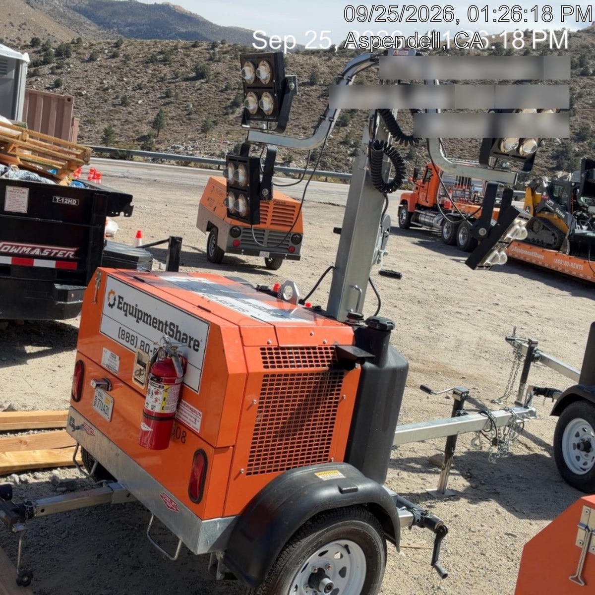 2024 Wanco WLTT-4MM4K Diesel, Deep Sea Controller, Shore Power Plug, Auto Start, (4) 350W LED Floodlights, 4kW Generator, 60 Gal Fuel Tank, 2" Ball, T3