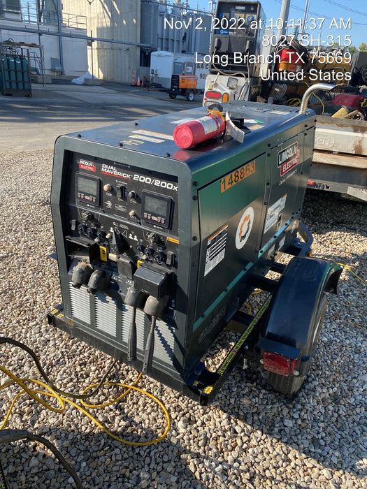 2021 Lincoln Electric Dual Maverick 200/200X Ready Pak 3 (includes trailer, cable rack, fender light kit)