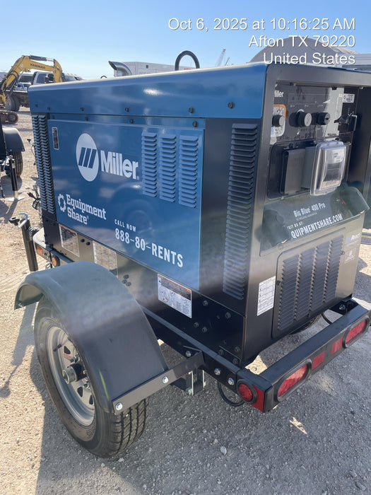 2025 MILLER ELECTRIC BIG BLUE 400