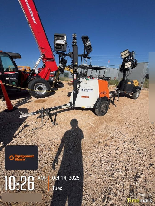 2024 Generac MLT2 Diesel, Flex Switch 120V Input, Powerzone Controller, 
(4) 320W LED Lights, 4kW Generator, 39.9 Gal Fuel Tank, 2" Ball, T3