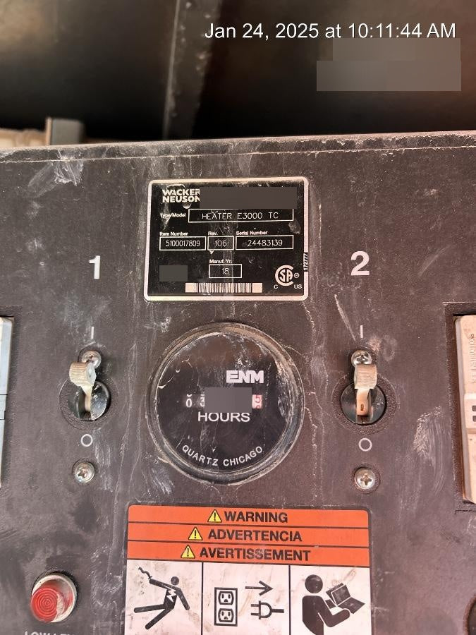 2019 WACKER NEUSON E3000