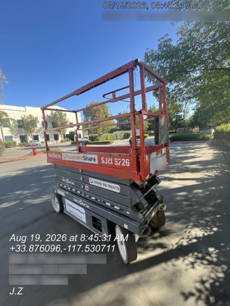 2019 Skyjack SJIII-3226 Standard Options