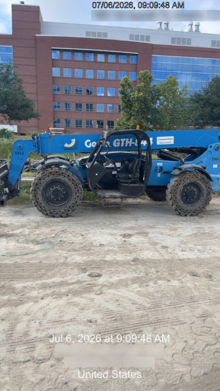 2017 Genie GTH-844 Genie GTH-844, Solid Tires, 60" carriage/forks, Open ROPS, Work Lights