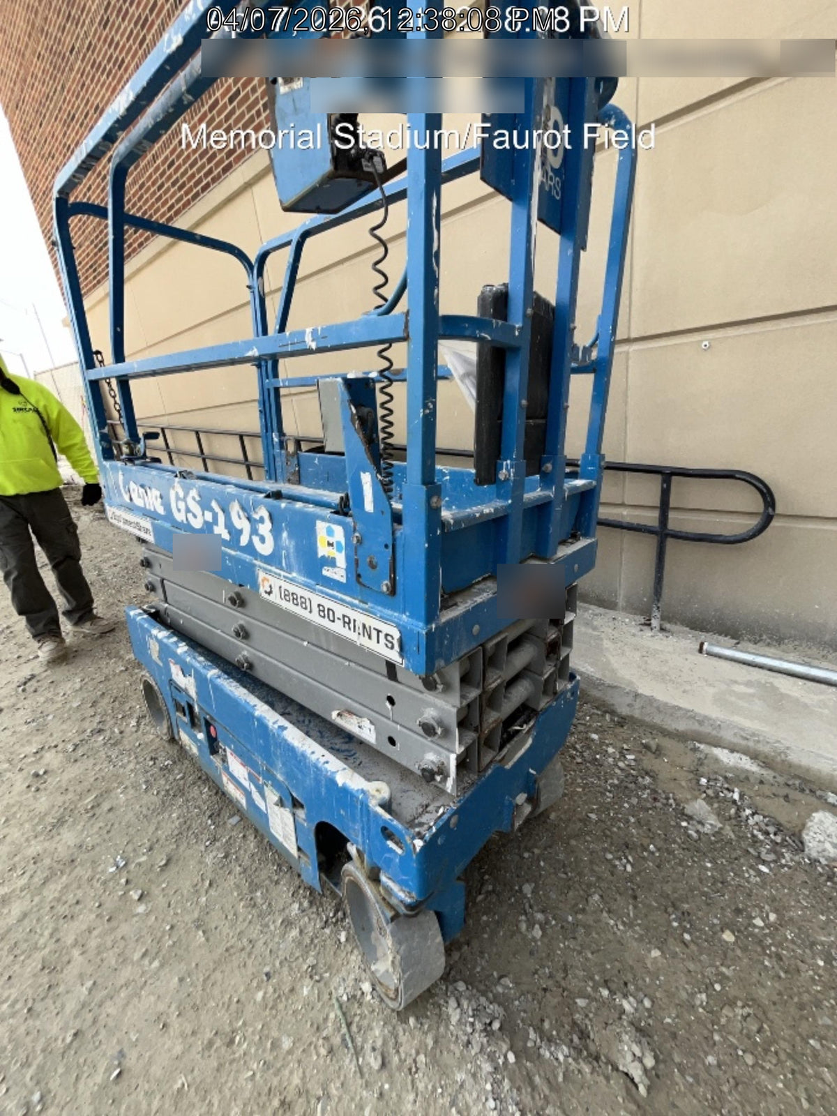 2016 Genie GS-1930 Standard Rental Specs