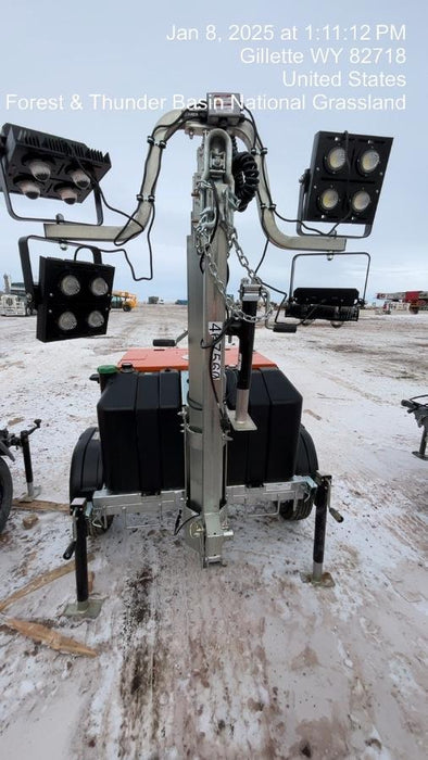 2024 Wanco WLTT-4MM4K Diesel, Deep Sea Controller, Shore Power Plug, Auto Start, (4) 350W LED Floodlights, 4kW Generator, 60 Gal Fuel Tank, 2" Ball, T3