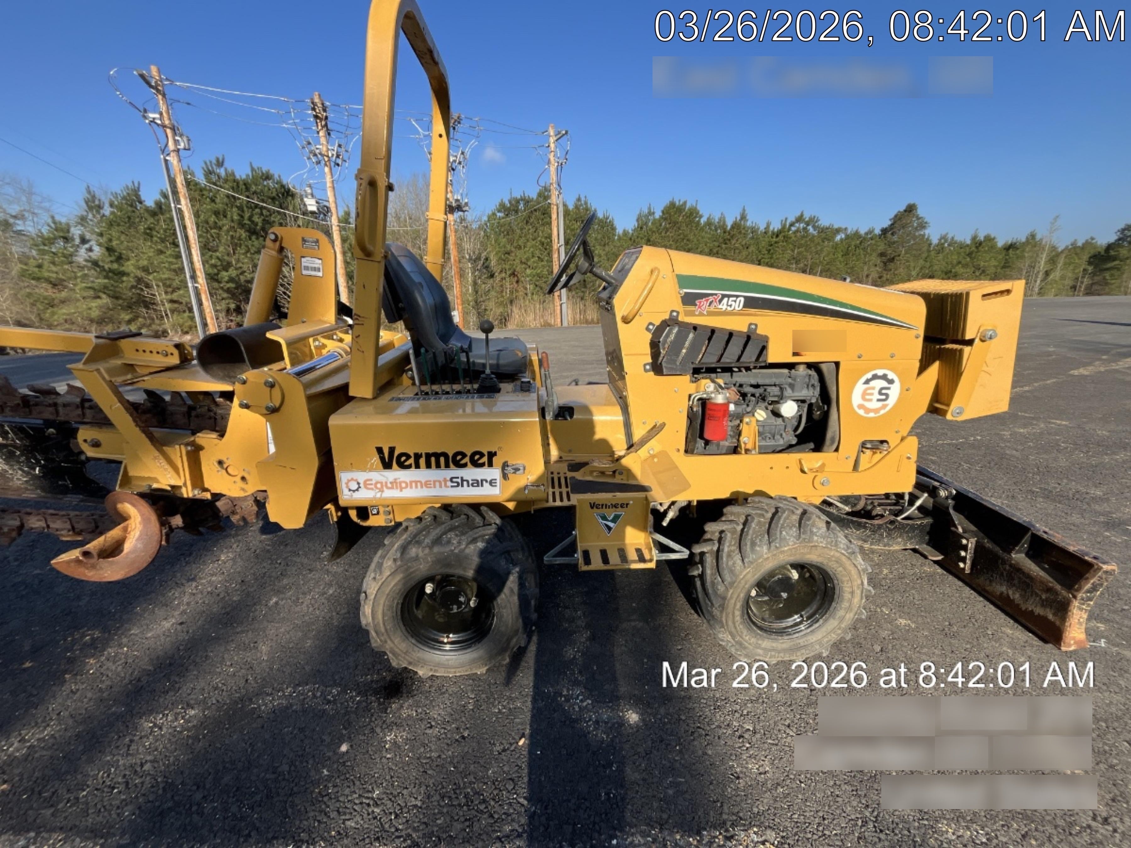 2019 VERMEER RTX450
