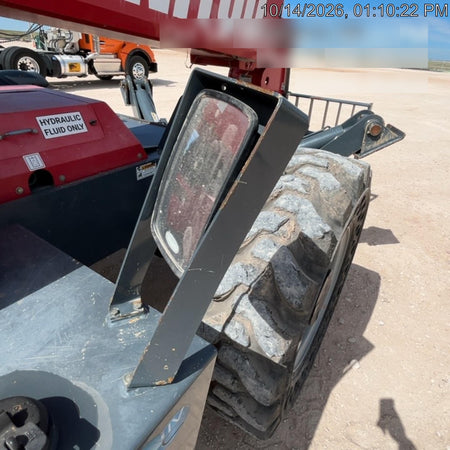 2018 Manitou MTA10055 Manitou MTA 10055 (open ROPS) w/Cab/Heat/AC, Work Lights/Strobe, Aux Hyd, Solid Tires, Lift Hook, 66" Carriage, 60" Forks