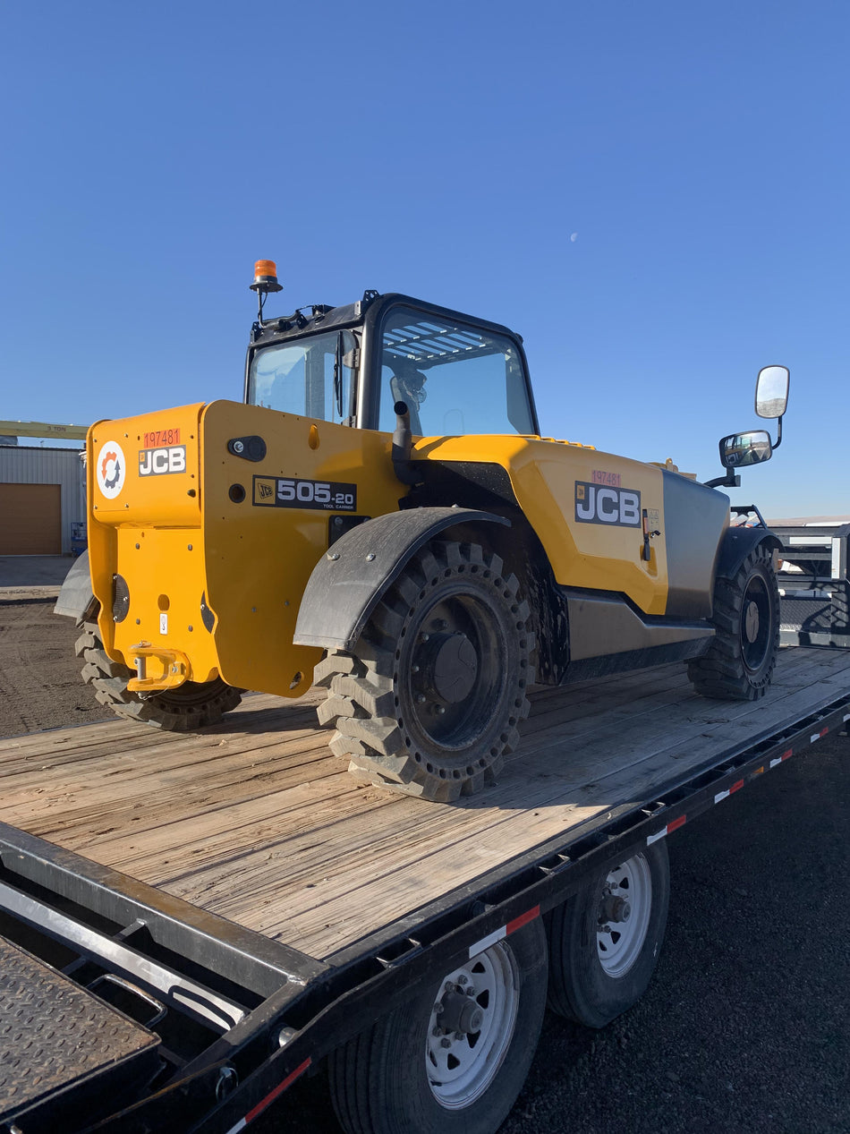 2022 JCB 505-20TC 74Hp Dsl, Canopy, Sld Tires, LED WL, Bcn