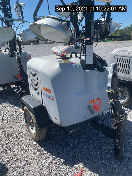 2019 Wacker Neuson LTV6L-MH Wacker Neuson LTV6L Mobile Light Tower w/Fuel Level Sensor Installed