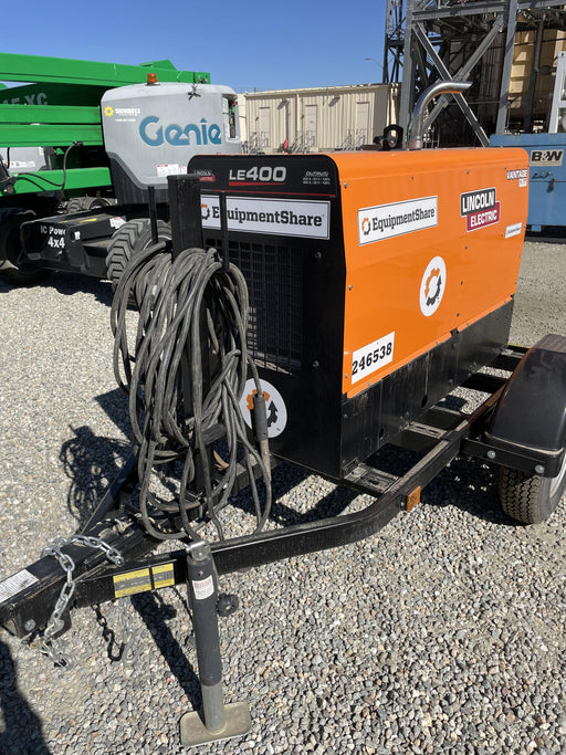 2022 Lincoln Electric LE400 Kubota V1505, Trlr, Cable Rack, Light Kit, ES Decals, T3