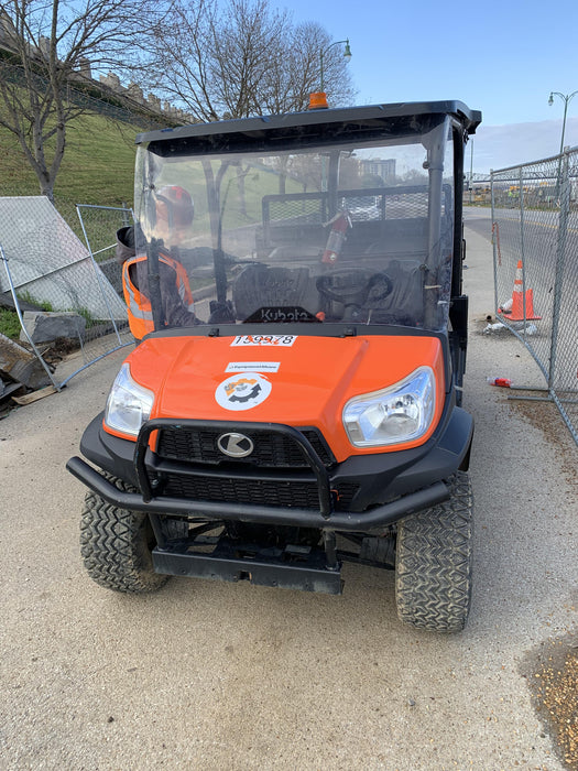 2021 Kubota RTV-X1140W-H Plastic Canopy, Windshield Acrylic Clear, LED Strobe Light, Wire Harness Kit, Back up Alarm