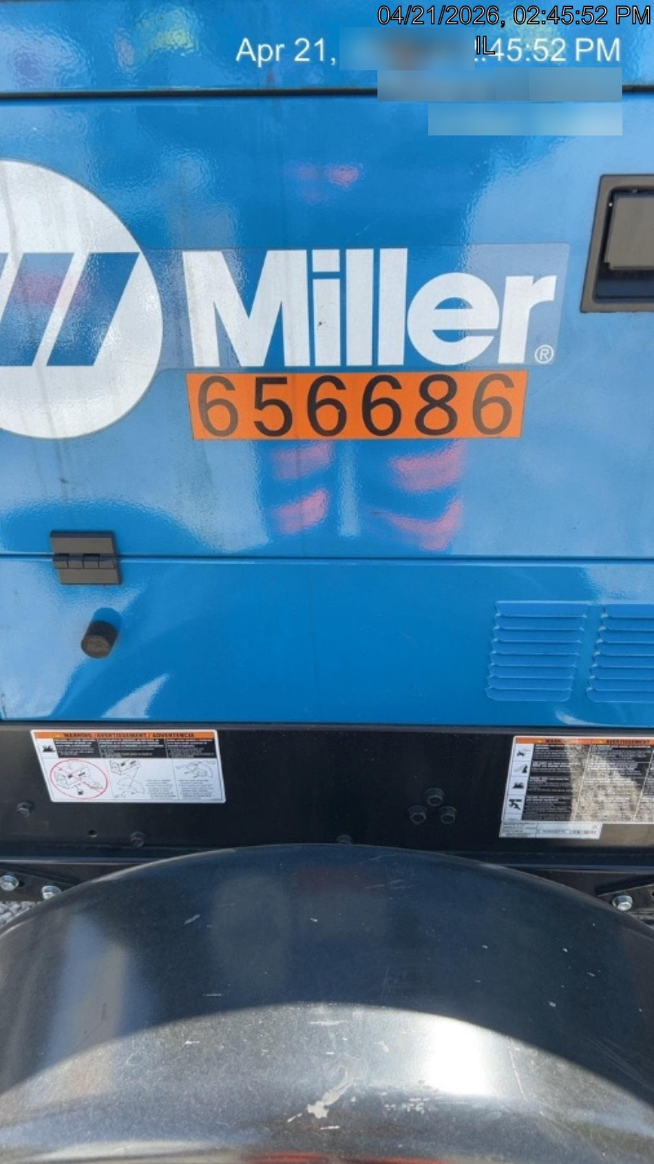 2026 MILLER ELECTRIC BIG BLUE 400