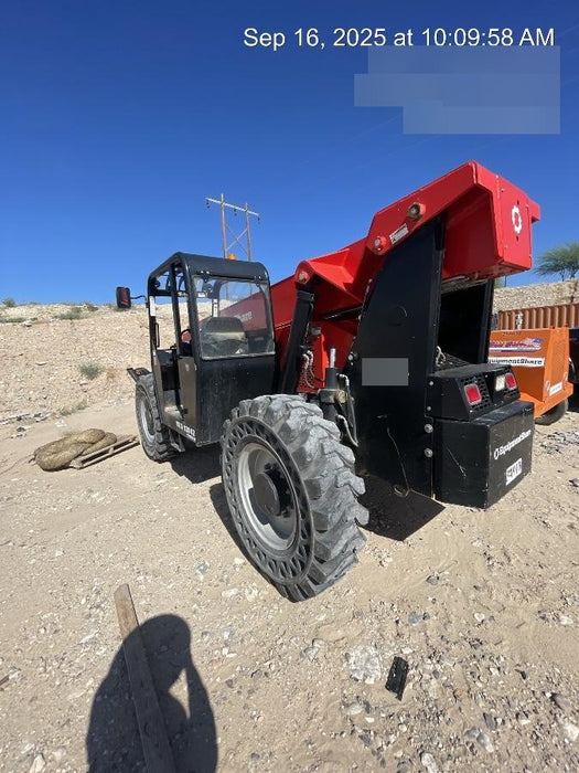 2019 Manitou MTA12042 Canopy, 120 HP , Solid Tires, Work Lights, Lift Hook, Auxiliary Hydraulics 66" Carriage and 60" Forks