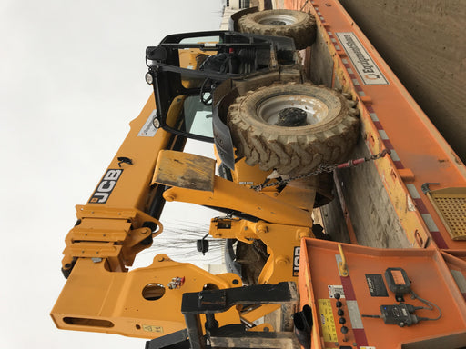 2019 JCB 510-56 Open ROPS, 74 HP, Solid Tires, Worklights, Beacon, Aux Hydraulics, Lifting Eye, 60" Carriage/60" Forks