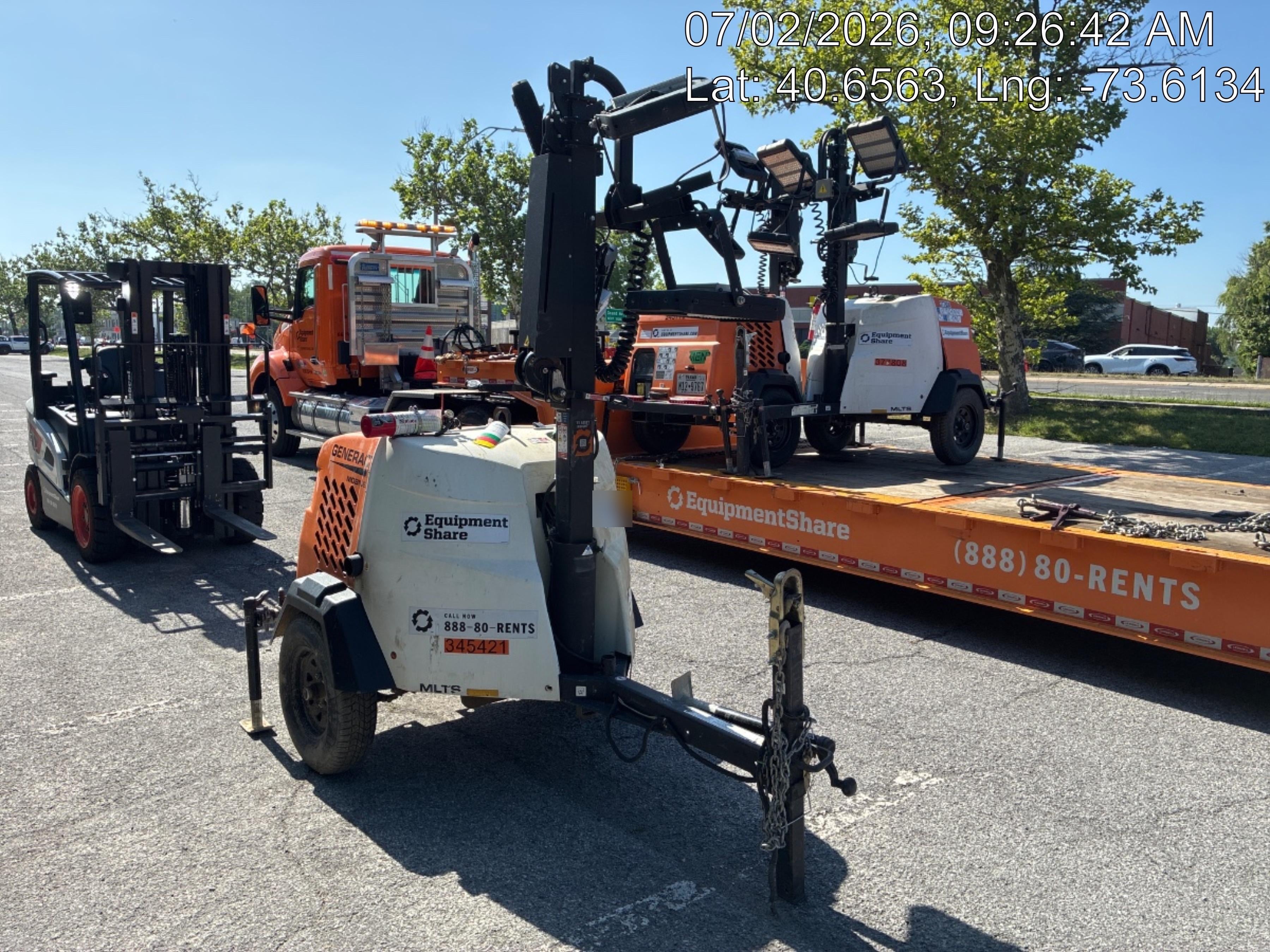 2023 Generac MLT2 Diesel, Flex Switch 120V Input, Powerzone Controller, (4) 320W LED Lights, 4kW Generator, 39.9 Gal Fuel Tank, 2" Ball, T3