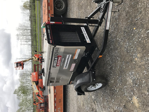 2019 Lincoln Electric Vantage 322 Welder Ready-Pak 3, Two wheel trailer, Fender and Light kit, Cable Rack