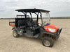 2022 Kubota RTV-X1140W-H Plastic Canopy, Windshield Acrylic Clear, LED Strobe Light, Wire Harness Kit, Back up Alarm