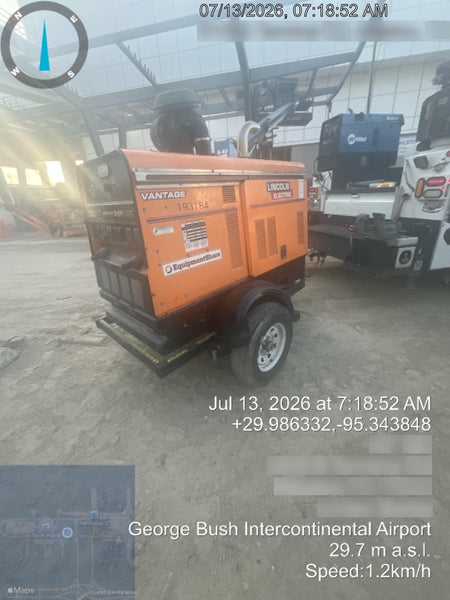 2021 Lincoln Electric Vantage 549X Ready Pak 3, ORANGE (includes trailer, cable rack, fender light kit)