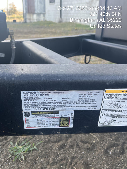 2022 MULTIQUIP DCA70