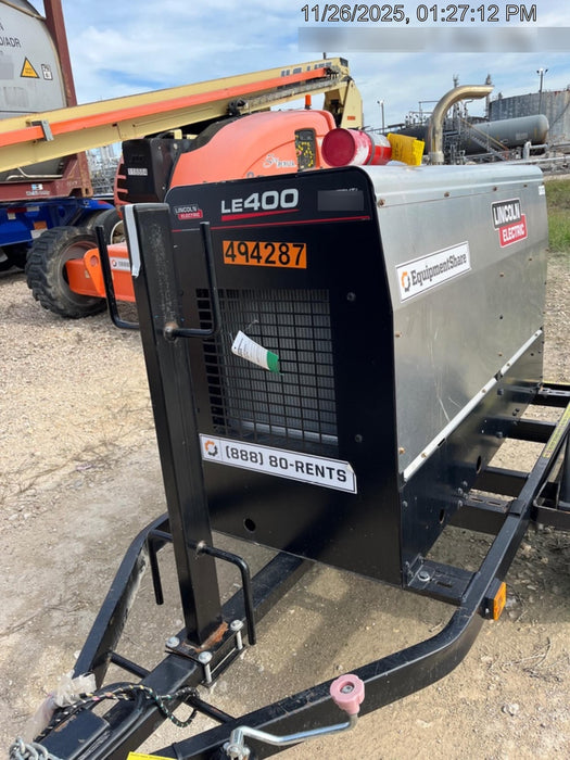 2025 Lincoln Electric LE400 Diesel, Kubota V1505, 22 HP, Trlr, Cable Rack, Light Kit, ES Decals, T3