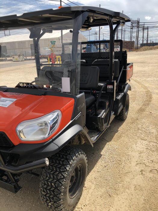 2021 Kubota RTV-X1140W-H Plastic Canopy, Windshield Acrylic Clear, LED Strobe Light, Wire Harness Kit, Back up Alarm